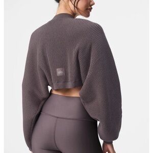 ALO Yoga Denim Knit Shawl